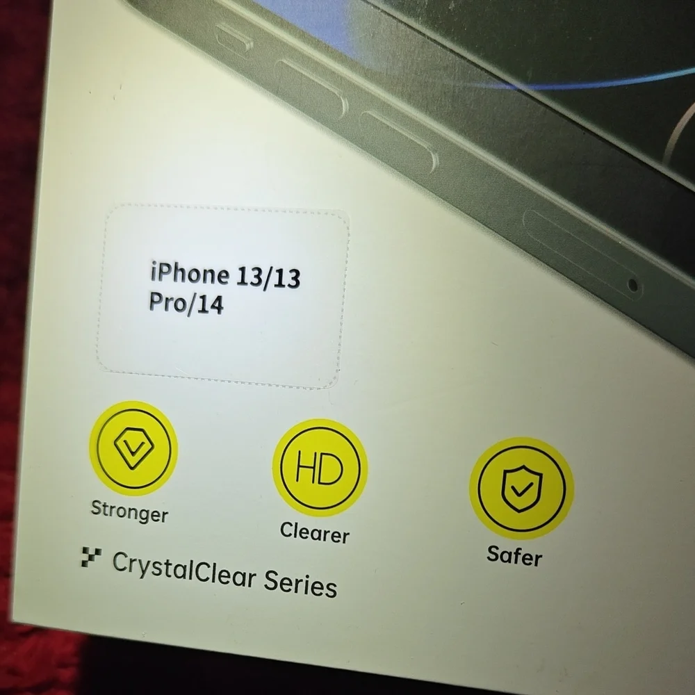 NWT Tempered Glass Screen Protector for iPhone 13 / 13 Pro / 14
